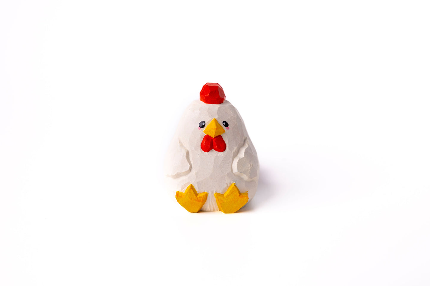 Islandoffer (Chinese Zodiac Series) Wooden Carved Rooster Chick
