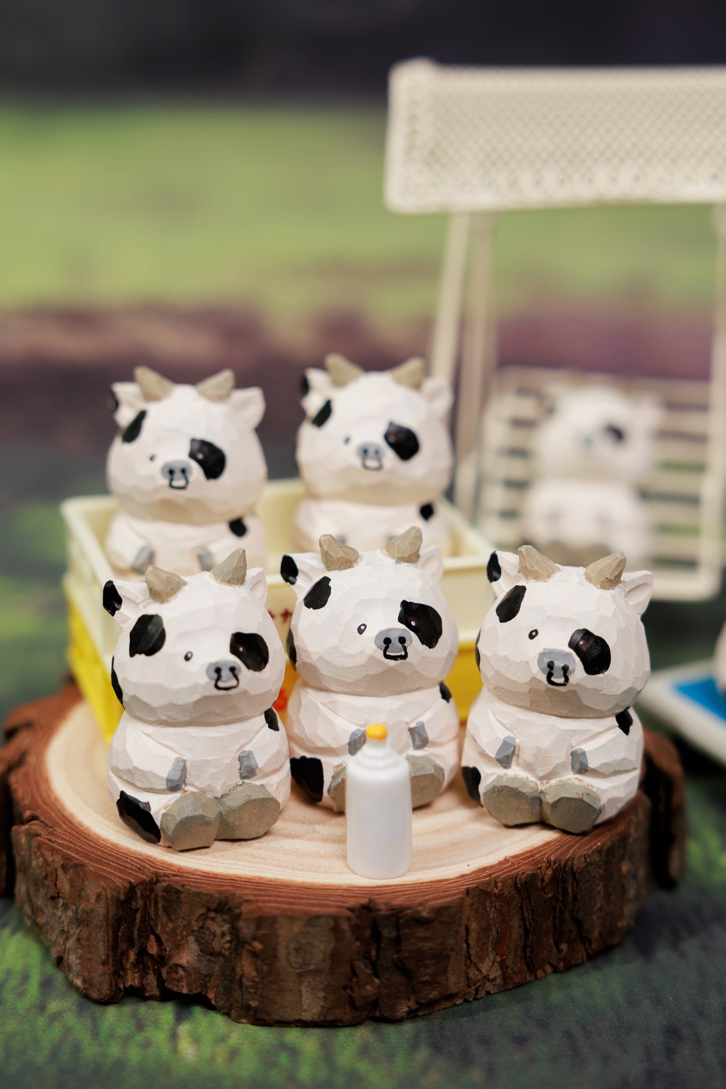 (Original Design) (The Chinese Zodiac Series) Wood Carved Ox