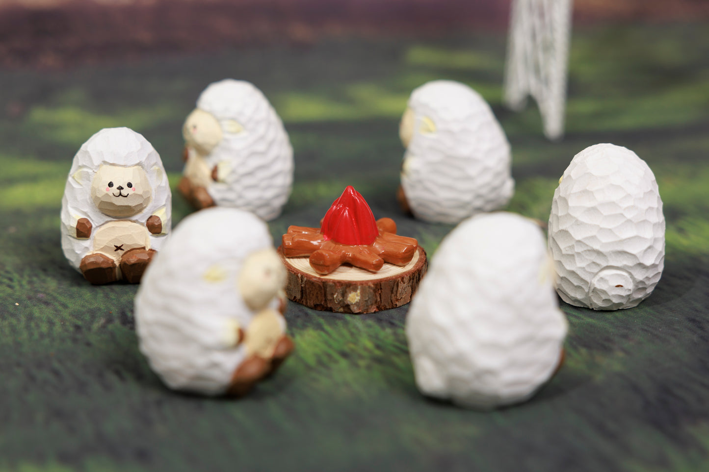 Islandoffer (Original Design) (The Chinese Zodiac Series) Wood Carved Goat