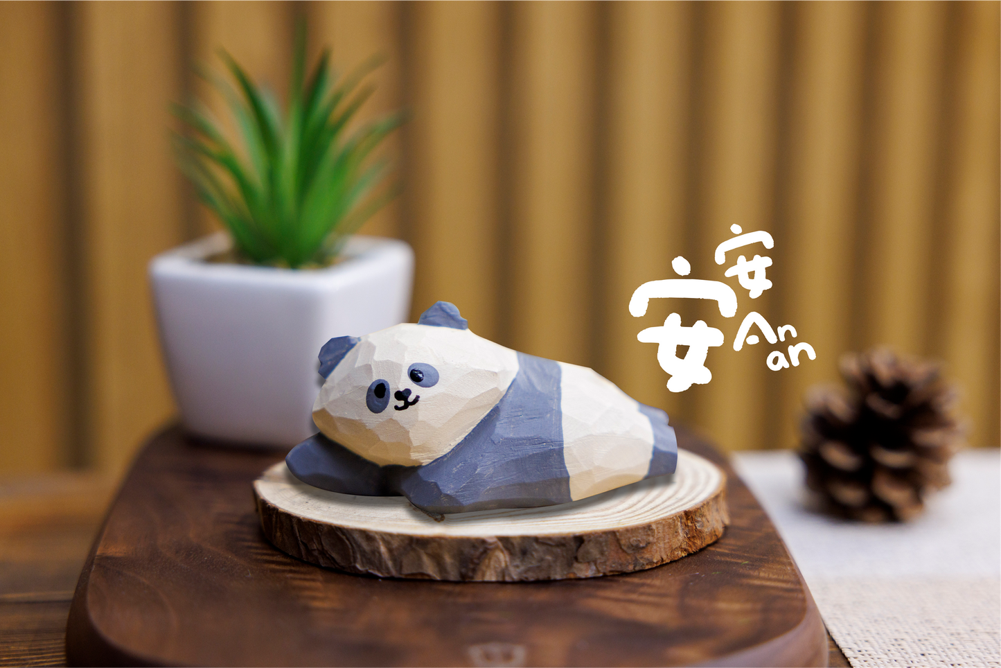 【IslandOffer x Ocean Park Collaboration: Panda Wooden Sculpture Blind Box Series 】