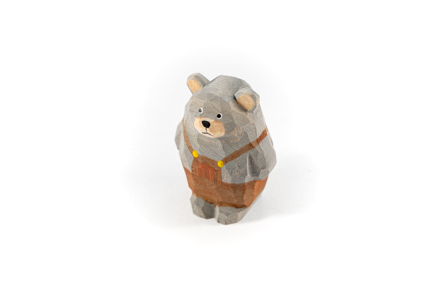 Islandoffer Birch Carved Worker's Pants Bear (Different Colour)