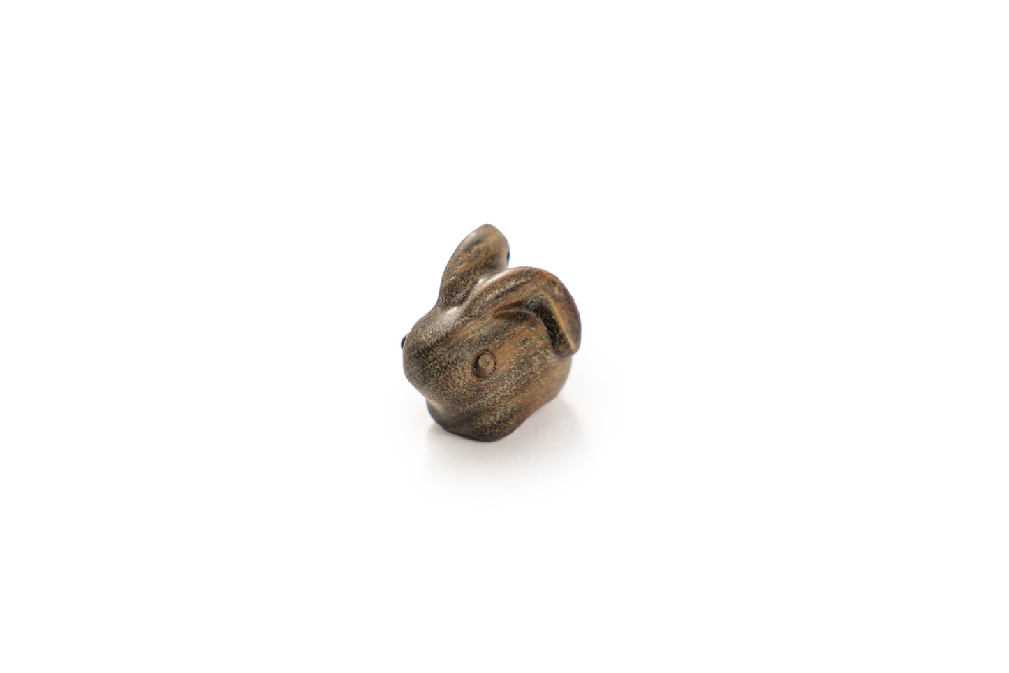 Islandoffer Green Sandalwood Carving Little Moon Rabbit