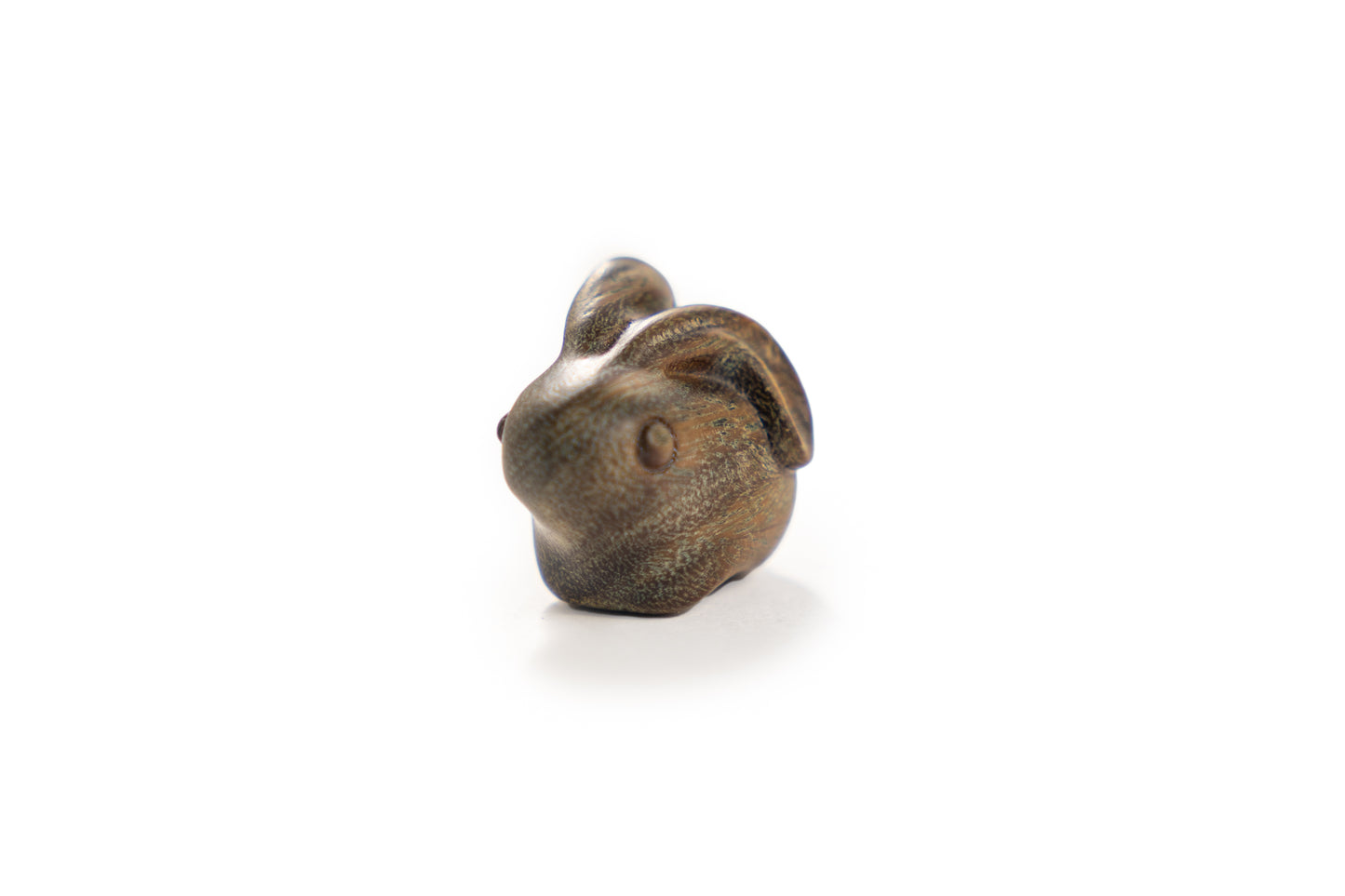 Islandoffer Green Sandalwood Carving Little Moon Rabbit