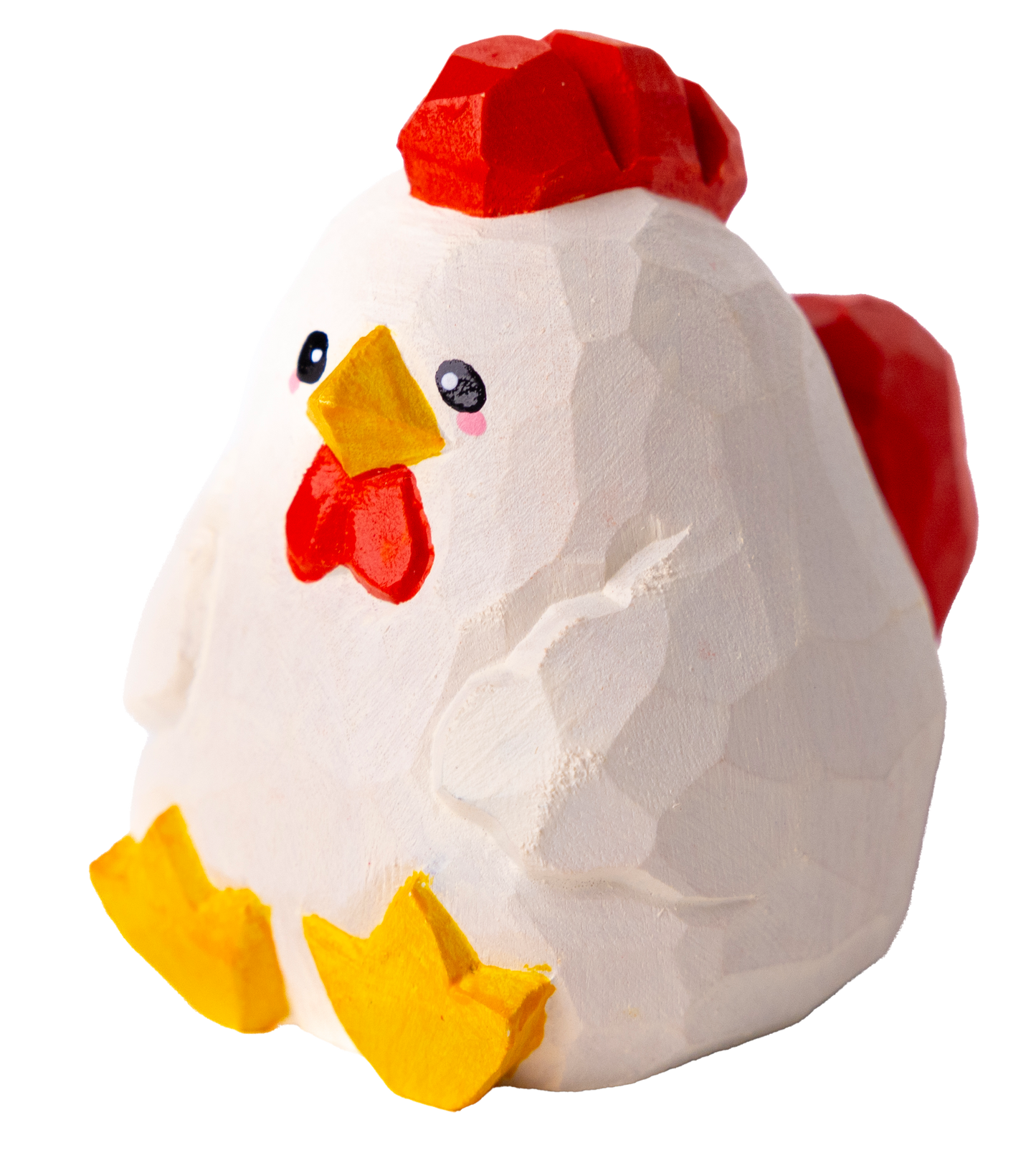 Islandoffer (Chinese Zodiac Series) Wooden Carved Rooster Chick