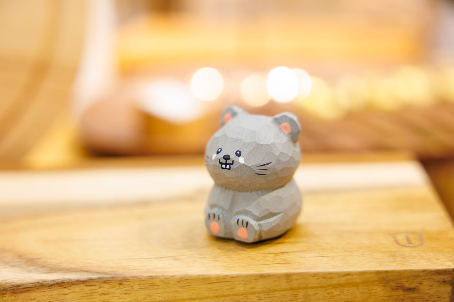 Islandoffer (Original Design) (The Chinese Zodiac Series) Wood Carved Rat