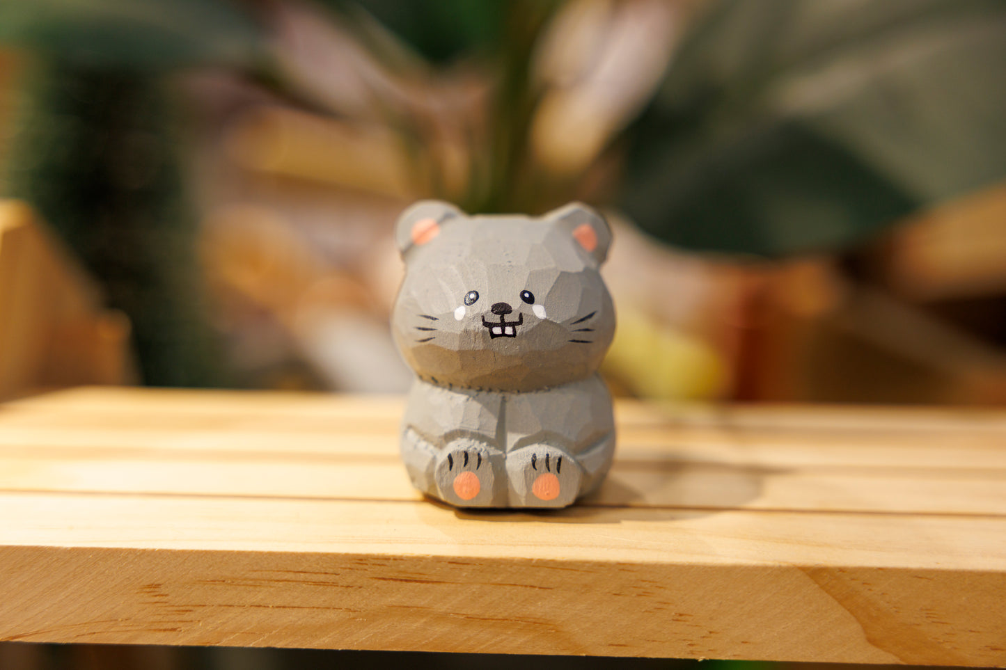 Islandoffer (Original Design) (The Chinese Zodiac Series) Wood Carved Rat