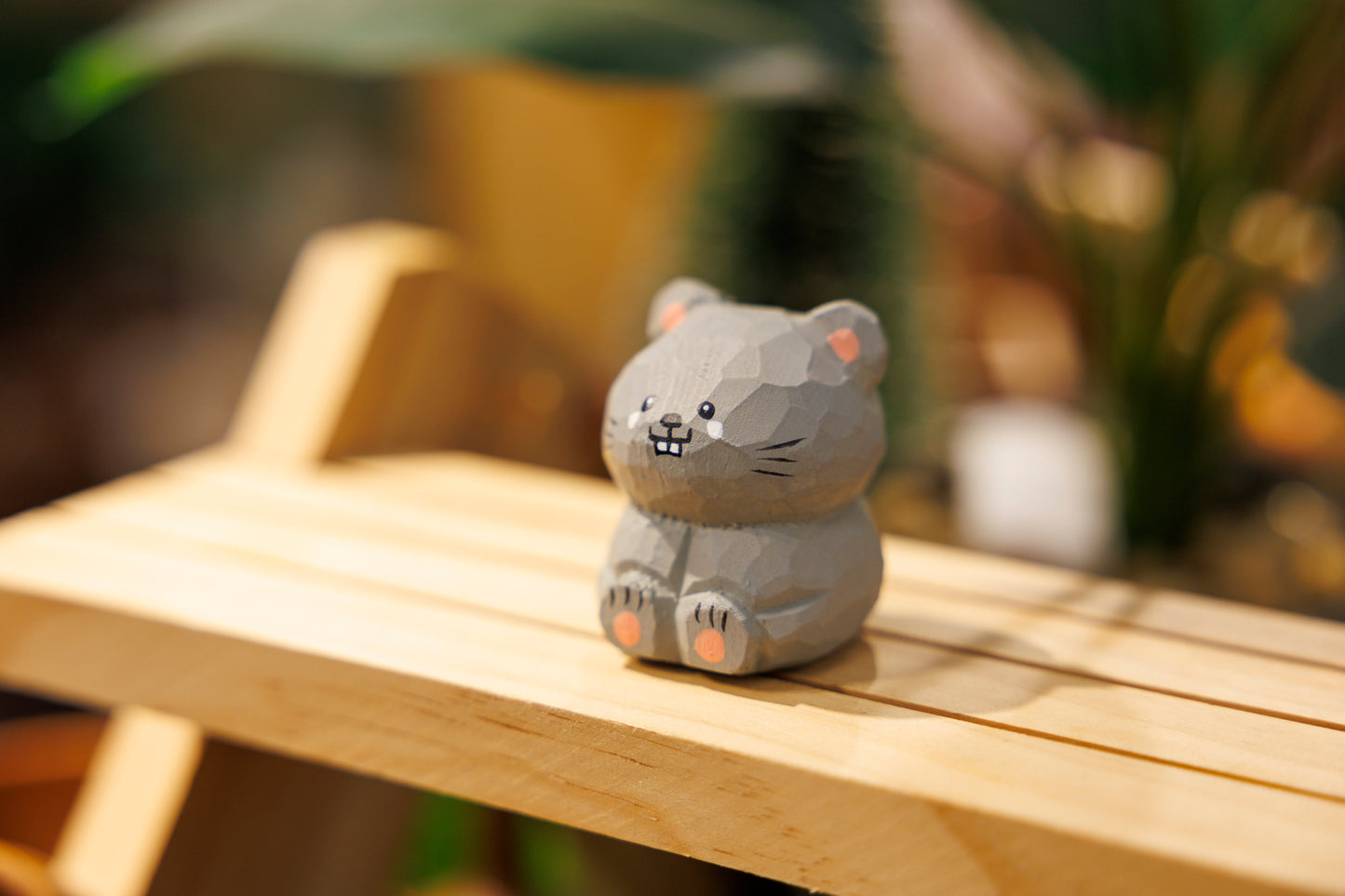 Islandoffer (Original Design) (The Chinese Zodiac Series) Wood Carved Rat