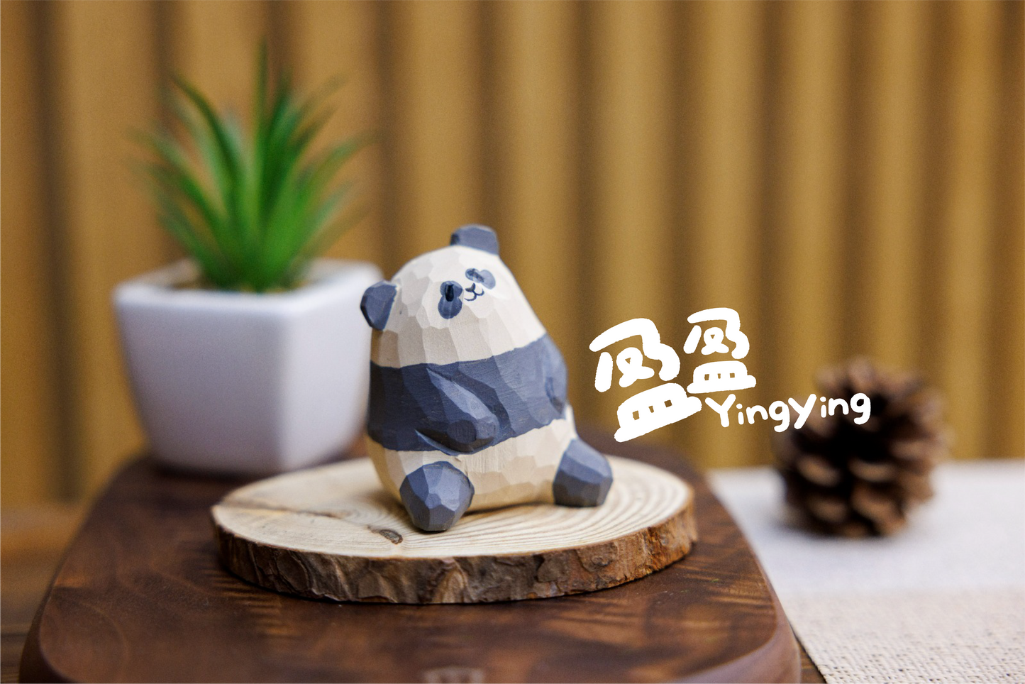 【IslandOffer x Ocean Park Collaboration: Panda Wooden Sculpture Blind Box Series 】